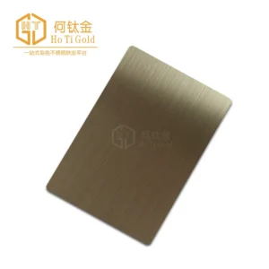 hairline bronze matt afp stainless steel sheet