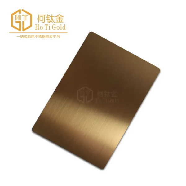 hairline rose gold matt afp stainless steel sheet