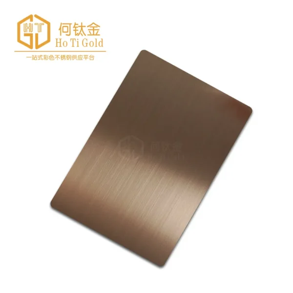 hairline copper matt afp stainless steel sheet