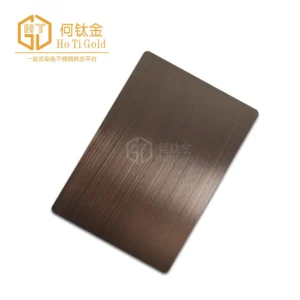 hairline antique copper matt stainless steel sheet