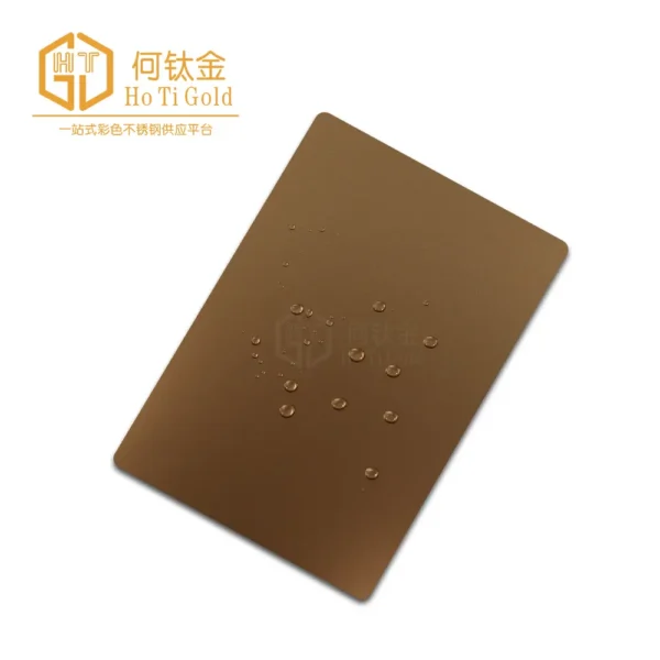 sandblasted bronze matt afp stainless steel sheet (复制)