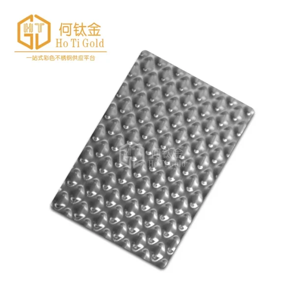 hairline big water beads stainless steel sheet