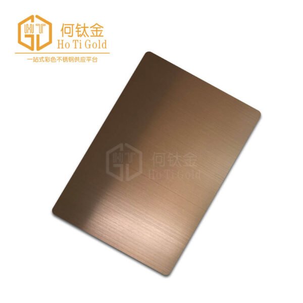 hairline copper+afp stainless steel sheet