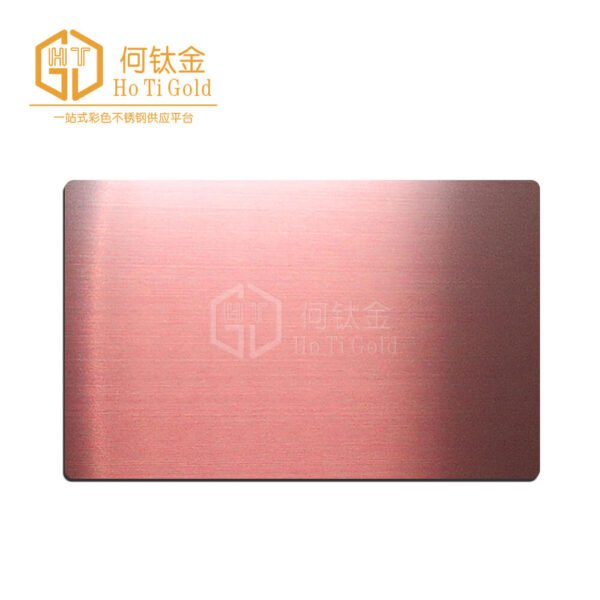 hairline rose gold+afp stainless steel sheet