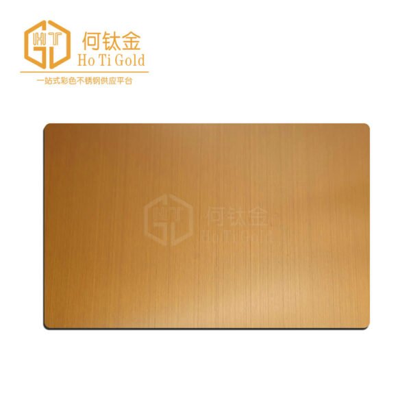 hairline rose copper+afp stainless steel sheet