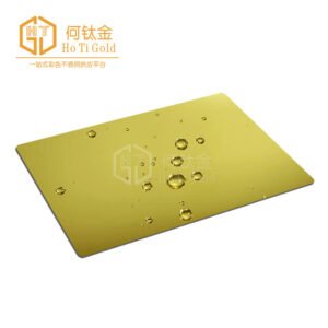 mirror zr brass gold+afp stainless steel sheet