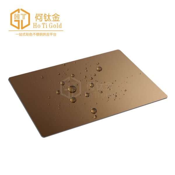 Mirror Rose Copper+AFP Stainless Steel Sheet