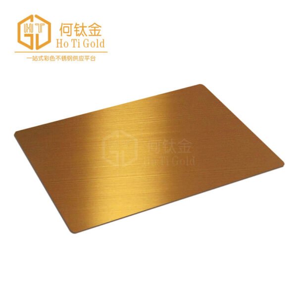 hairline rose copper+afp stainless steel sheet