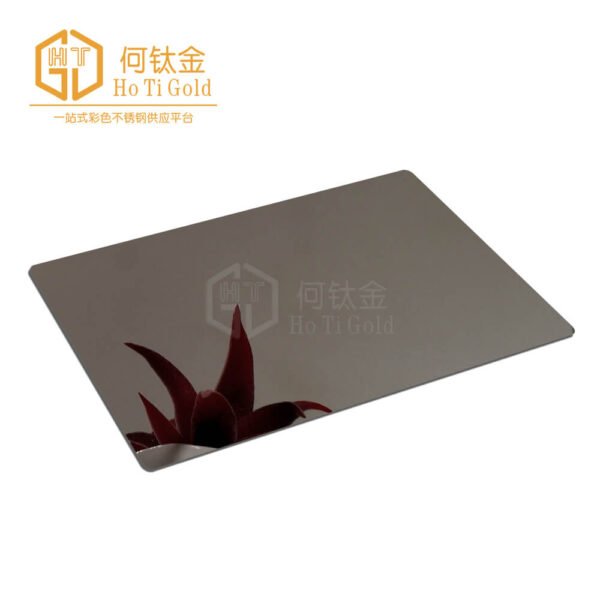 mirror bronze+afp stainless steel sheet