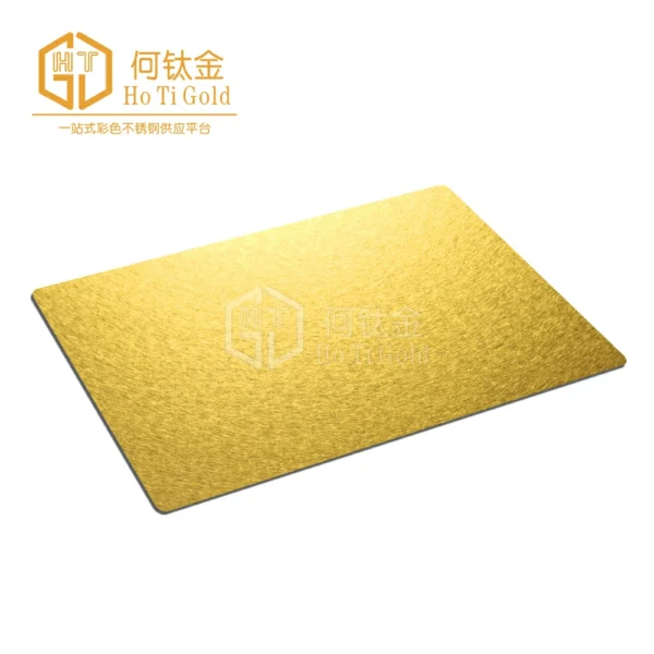 vibration ti gold+afp stainless steel sheet