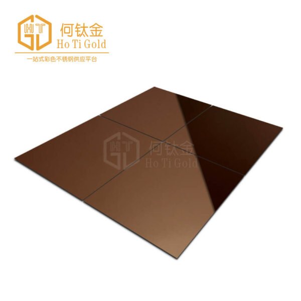 mirror brown+afp stainless steel sheet