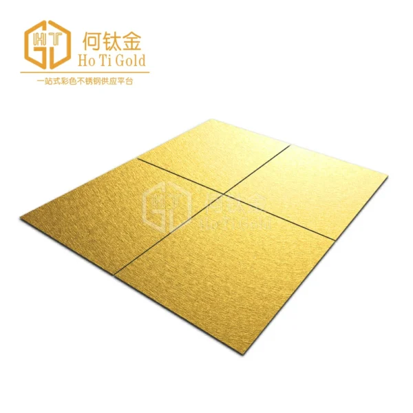 vibration ti gold+afp stainless steel sheet