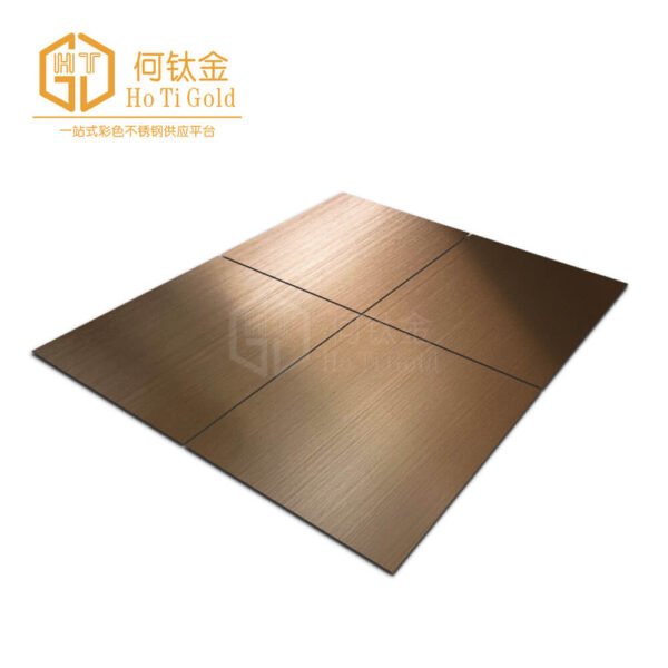 hairline copper+afp stainless steel sheet