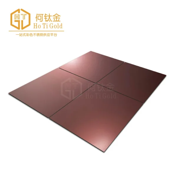 vibration rose gold+afp stainless steel sheet