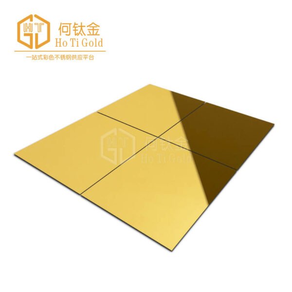 mirror ti gold+afp stainless steel sheet