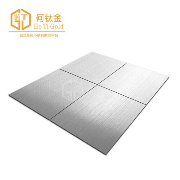 hairline ti silver+afp stainless steel sheet