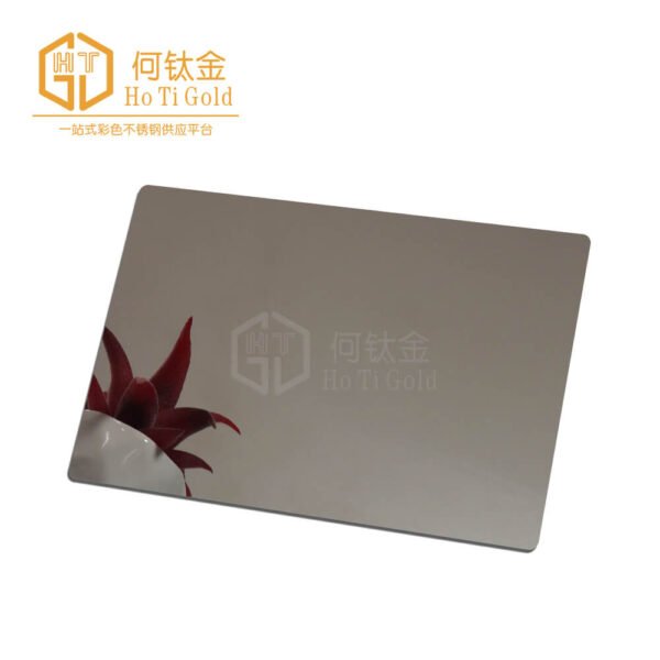 mirror bronze+afp stainless steel sheet