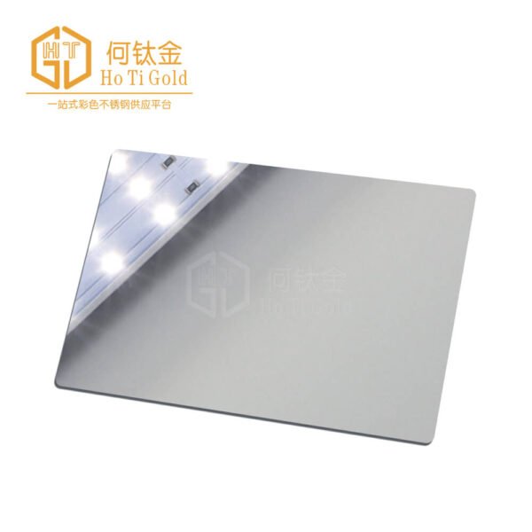 mirror ti silver+afp stainless steel sheet