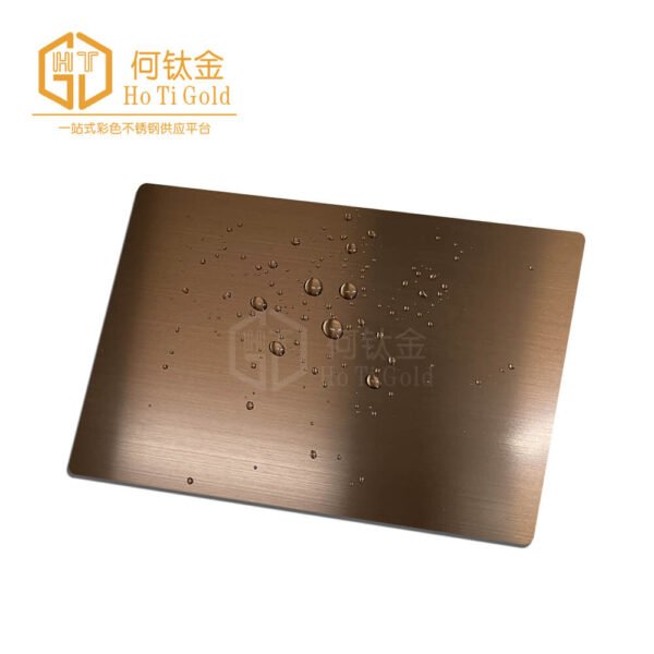 hairline copper+afp stainless steel sheet