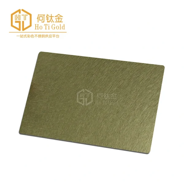 sandblasted gold shiny afp stainless steel sheet