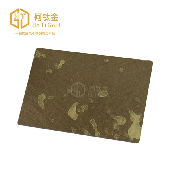 archaize hl antique bronze b stainless steel sheet