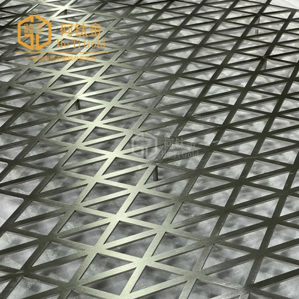 laser hollow out lattice screen partition