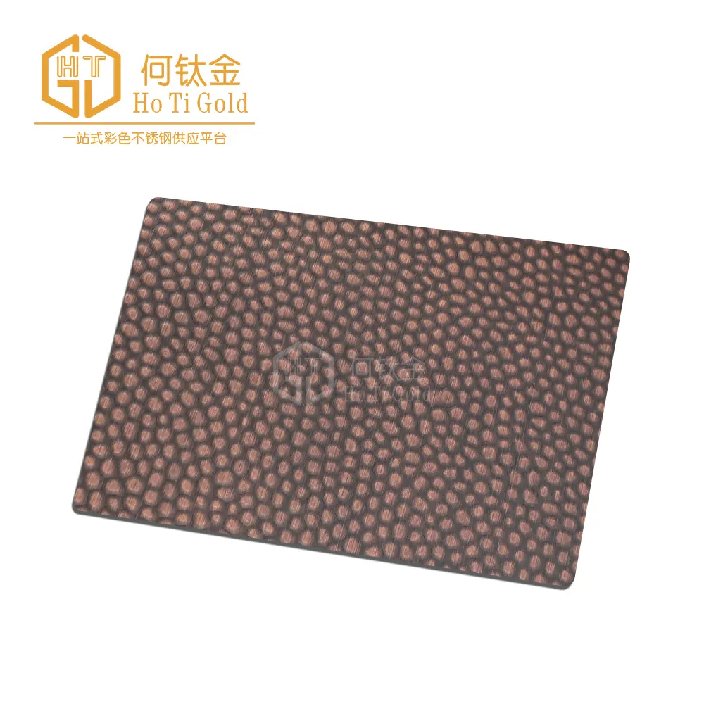 hairline honeycomb a antique copper stainless steel sheet
