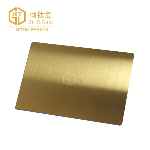 hairline gold shiny afp stainless steel sheet