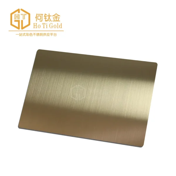 hairline bronze shiny afp stainless steel sheet