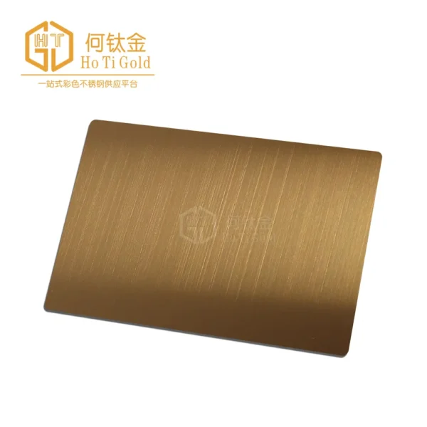 hairline rose gold shiny afp stainless steel sheet