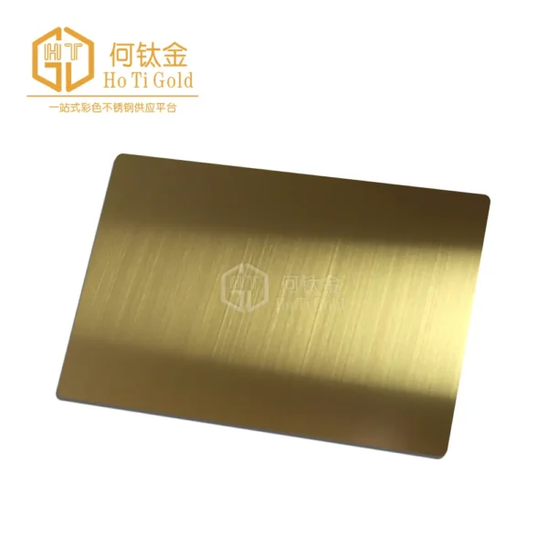 hairline k gold shiny afp stainless steel sheet