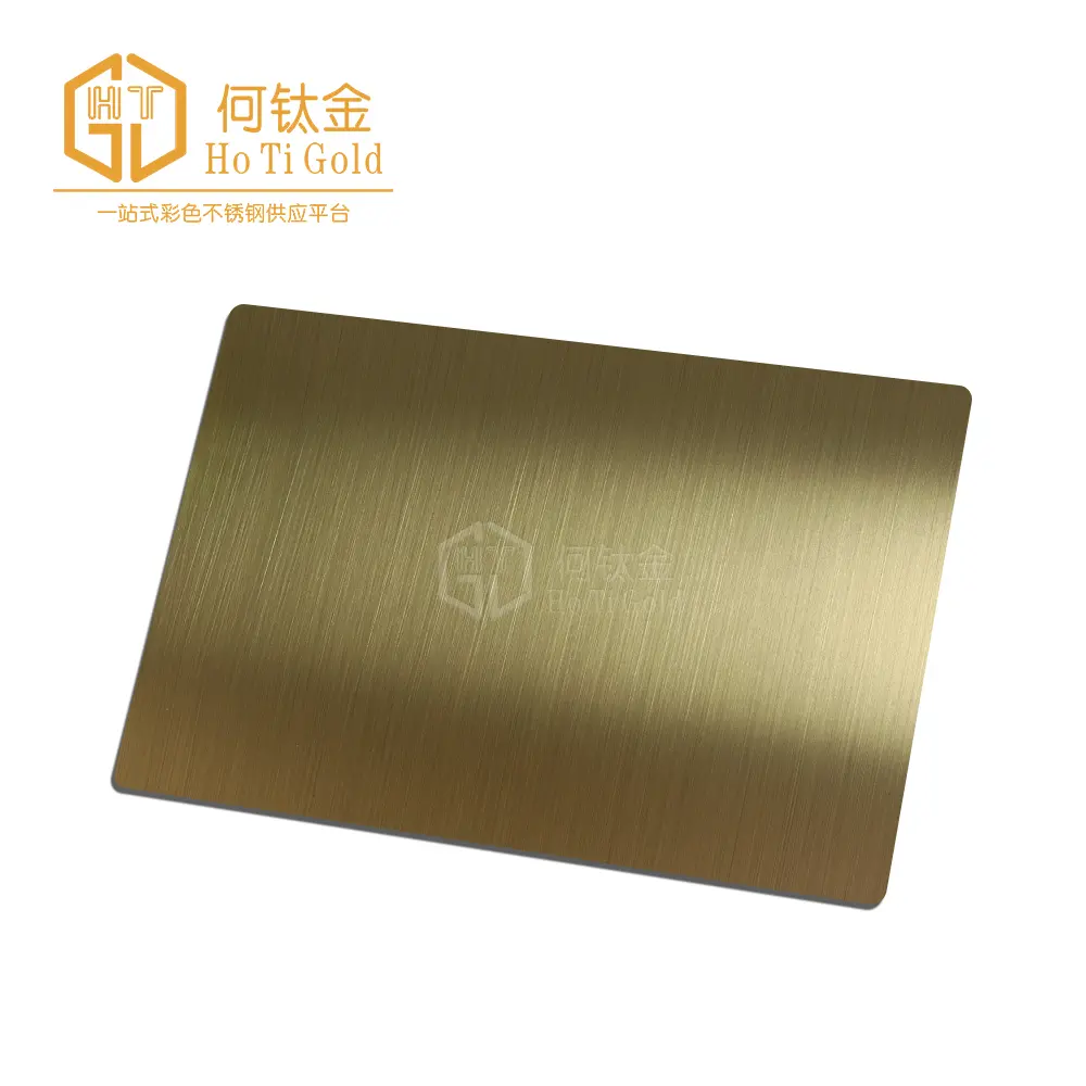 hairline gold matt afp stainless steel sheet