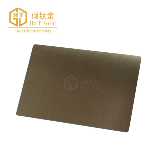 hairline bronze matt afp stainless steel sheet