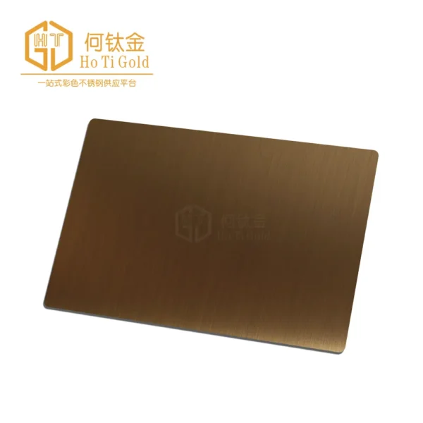 hairline rose gold matt afp stainless steel sheet