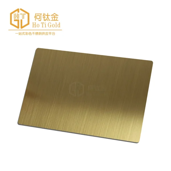 hairline k gold matt afp stainless steel sheet