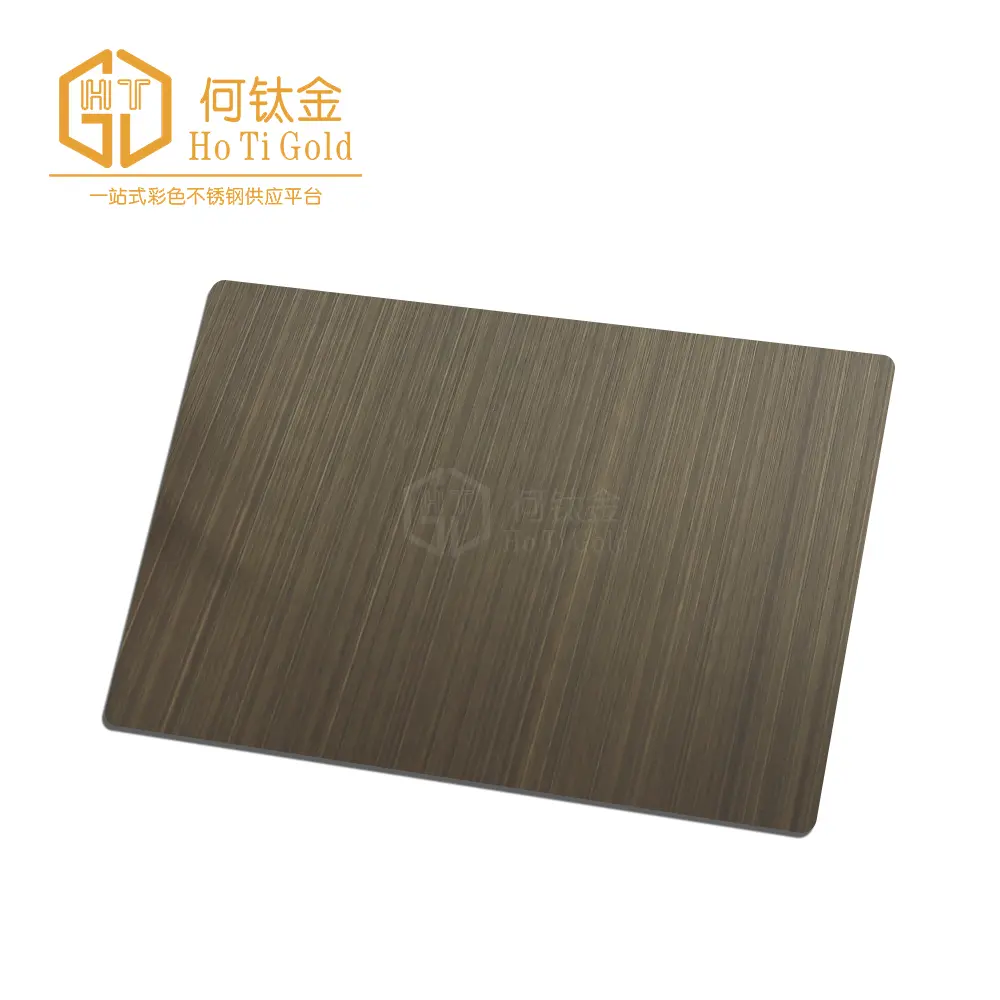 hairline antique copper shiny stainless steel sheet