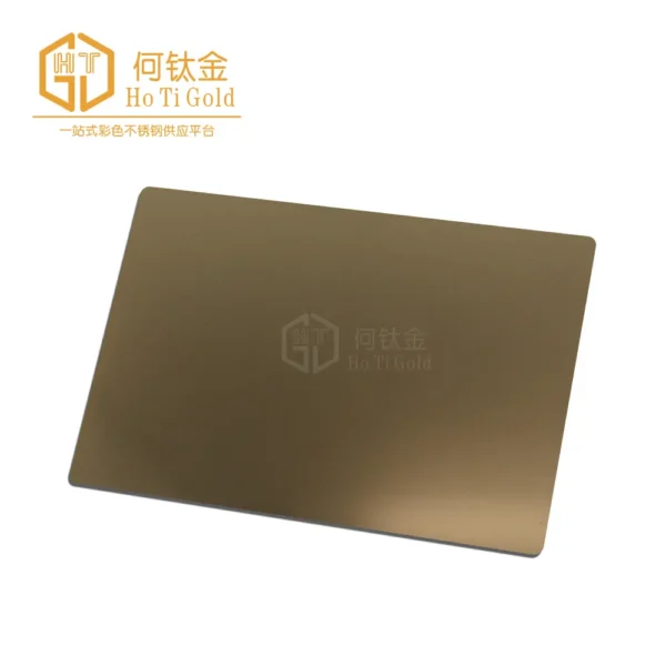 sandblasted bronze shiny afp stainless steel sheet