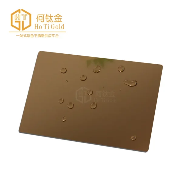 sandblasted rose gold shiny afp stainless steel sheet