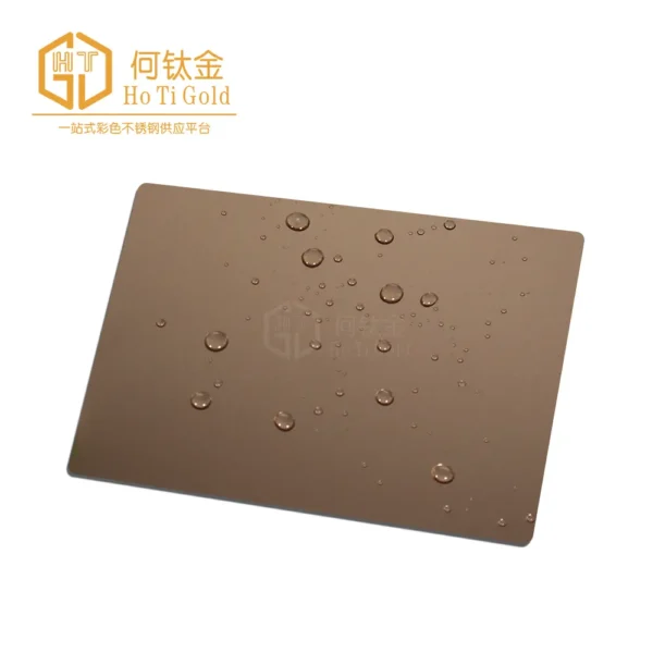 sandblasted k gold shiny afp stainless steel sheet (复制)