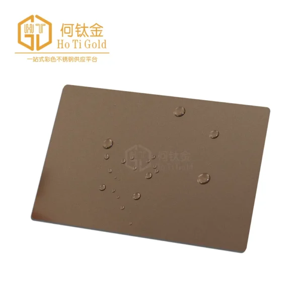 sandblasted k gold matt afp stainless steel sheet (复制)