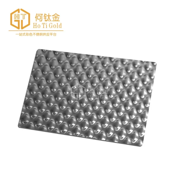 hairline big water beads stainless steel sheet
