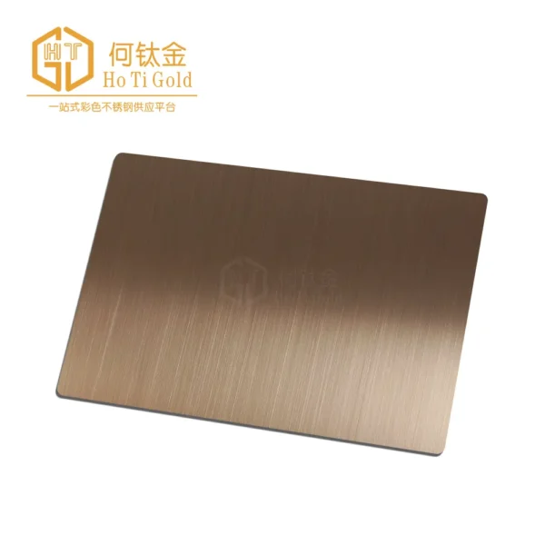 hairline copper matt afp stainless steel sheet