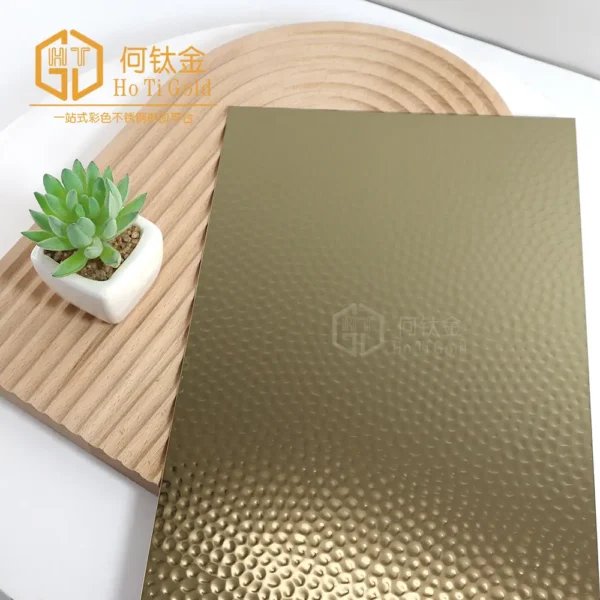 mirror champange honeycomb a stainless steel sheet