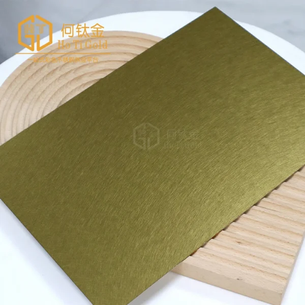 vibration gold matt afp stainless steel sheet