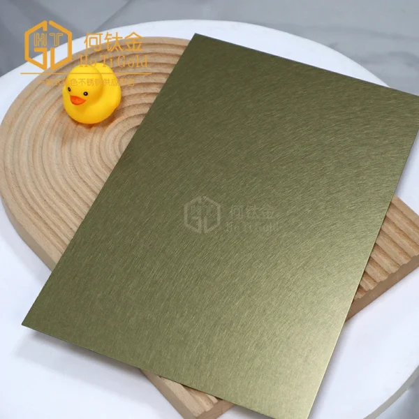 vibration gold matt afp stainless steel sheet