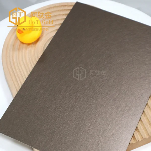 vibration k gold matt afp stainless steel sheet