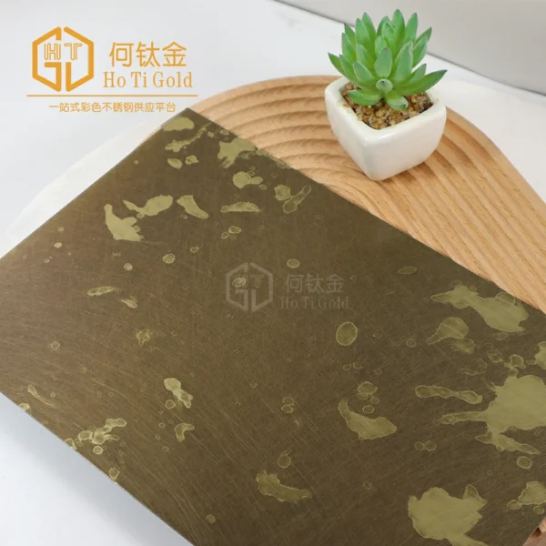 archaize hl antique bronze b stainless steel sheet