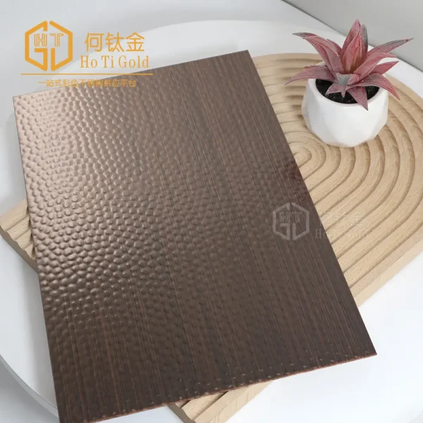 hairline antique copper honeycomb b stainless steel sheet