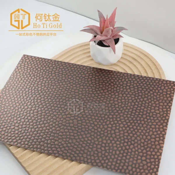 hairline honeycomb a antique copper stainless steel sheet