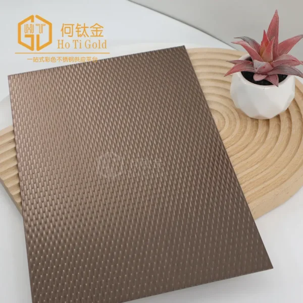 hairline brown shiny afp 5wl stainless steel sheet